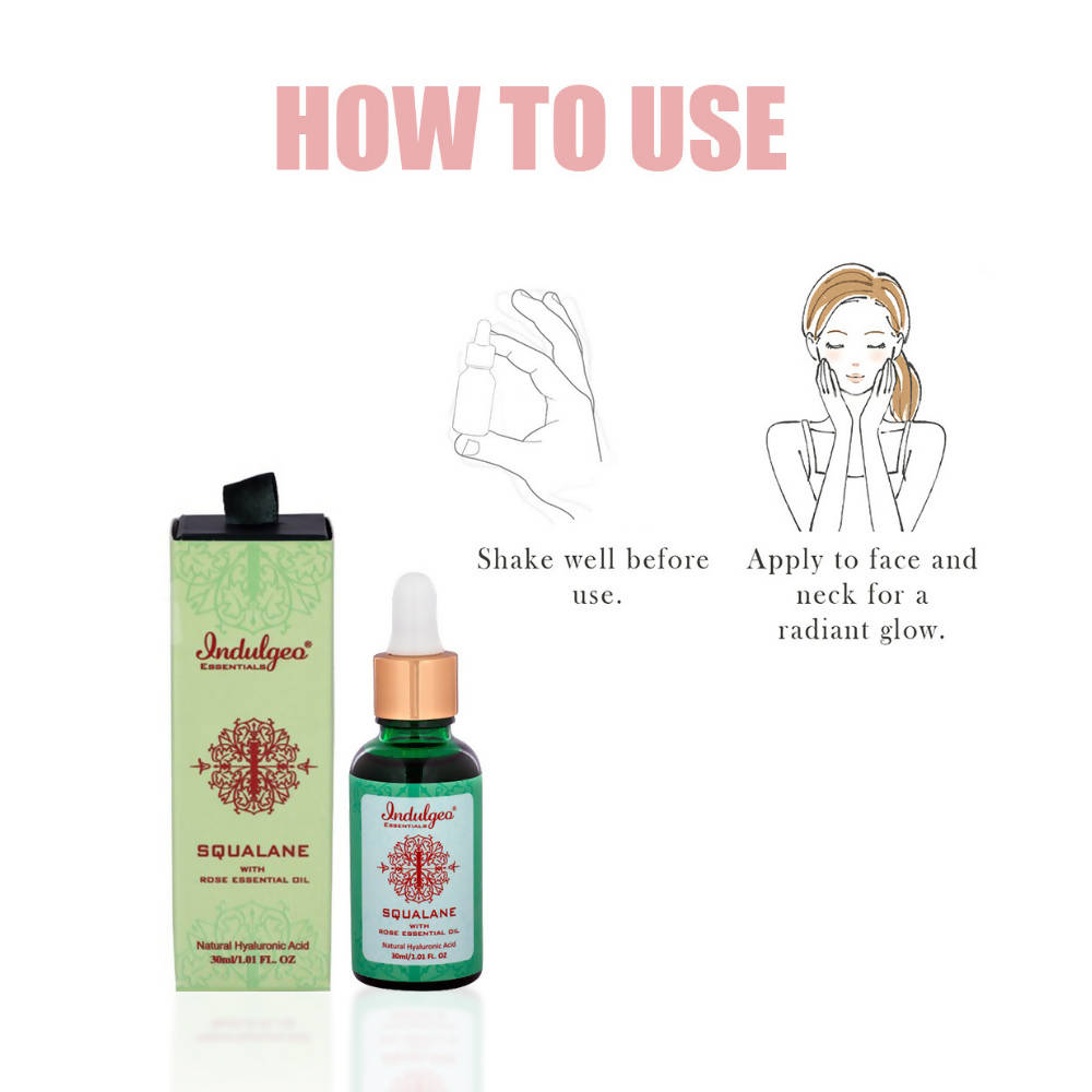 Indulgeo Essentials Squalane With Rose Essential Oil