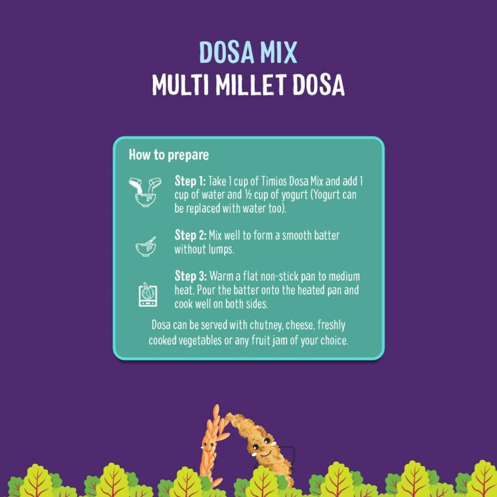 Timios Organic Multi Millet Dosa Mix
