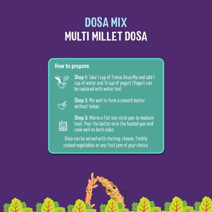 Timios Organic Multi Millet Dosa Mix