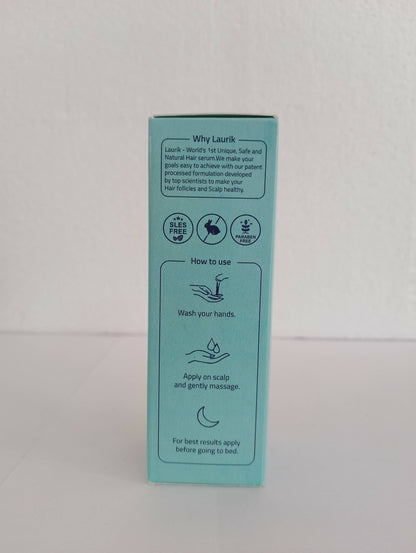 Laurik Hair Scalp Serum For Men & Women | Redensyl, Procapil, Keratin, Biotin & Lauric Acid | Strengthener Hair Follicles & Growth - DrMediCart