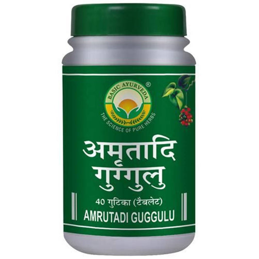 Buy Basic Ayurveda Amrutadi Guggulu Tablets from DrMediCart, Ship from India to USA
