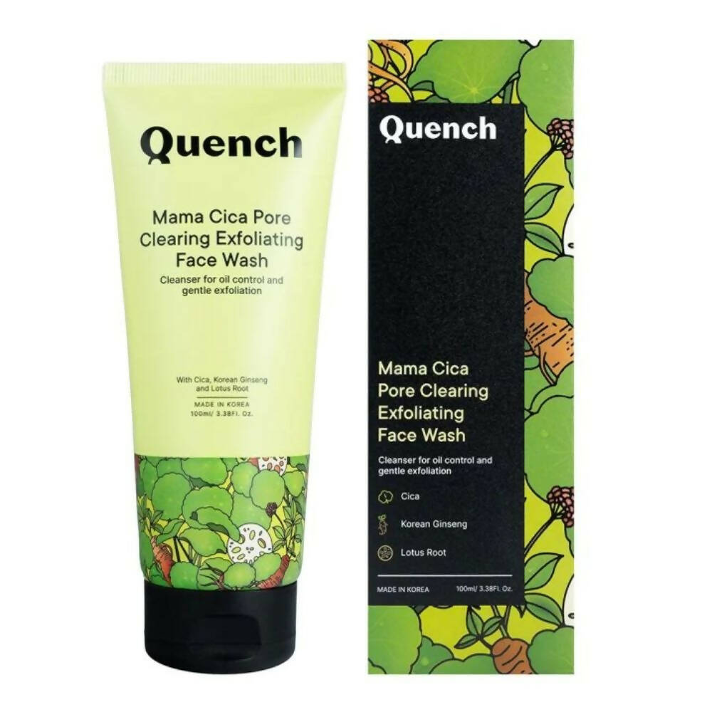 Quench Botanics Mama Cica Pore Clearing Exfoliating Face Wash - Korean Skincare