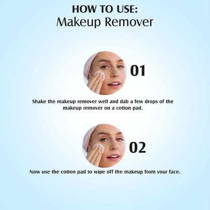 Glam21 Makeup Remover For Water-Proof & Long Lasting Makeup - Blue