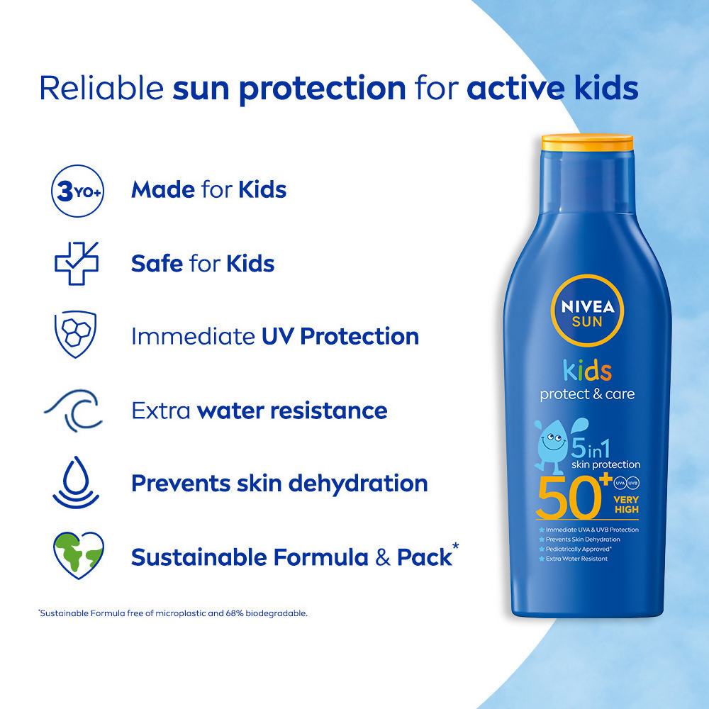 Nivea Sun Protect & Care Sunscreen For Kids Spf 50+