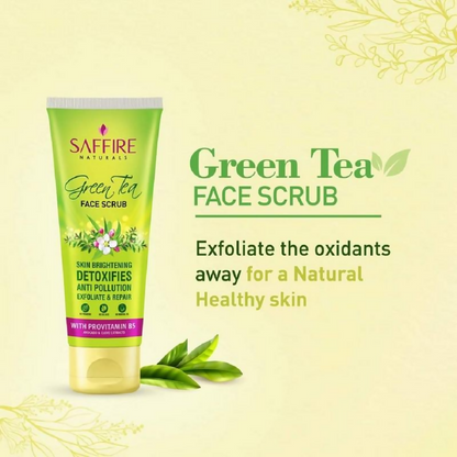 Saffire Naturals Green Tea Scrub With Provitamin B5
