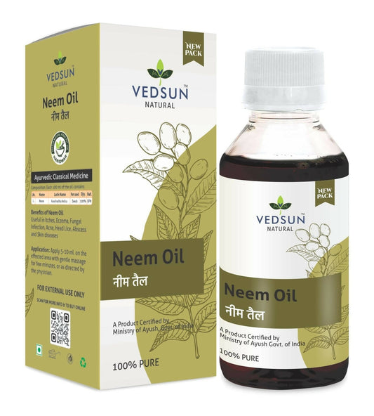 Buy Vedsun Naturals Natural Neem Oil Pure and Organic Massage Oil for Skin & Hair from DrMediCart, Ship from India to USA