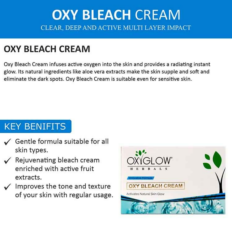 Oxyglow Herbals Oxy Bleach Cream
