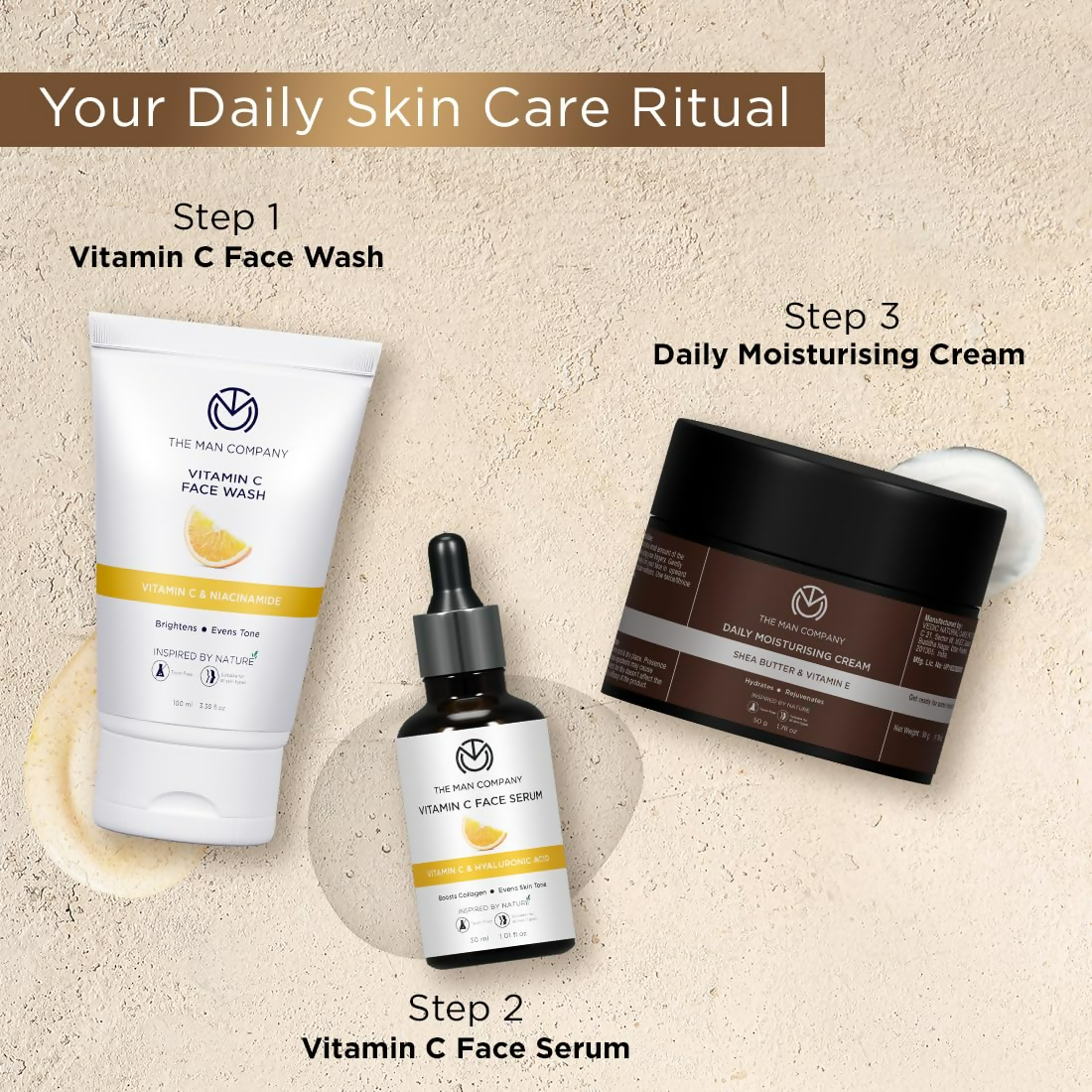 The Man Company Non-Sticky Daily Moisturizing Cream For Dry Skin