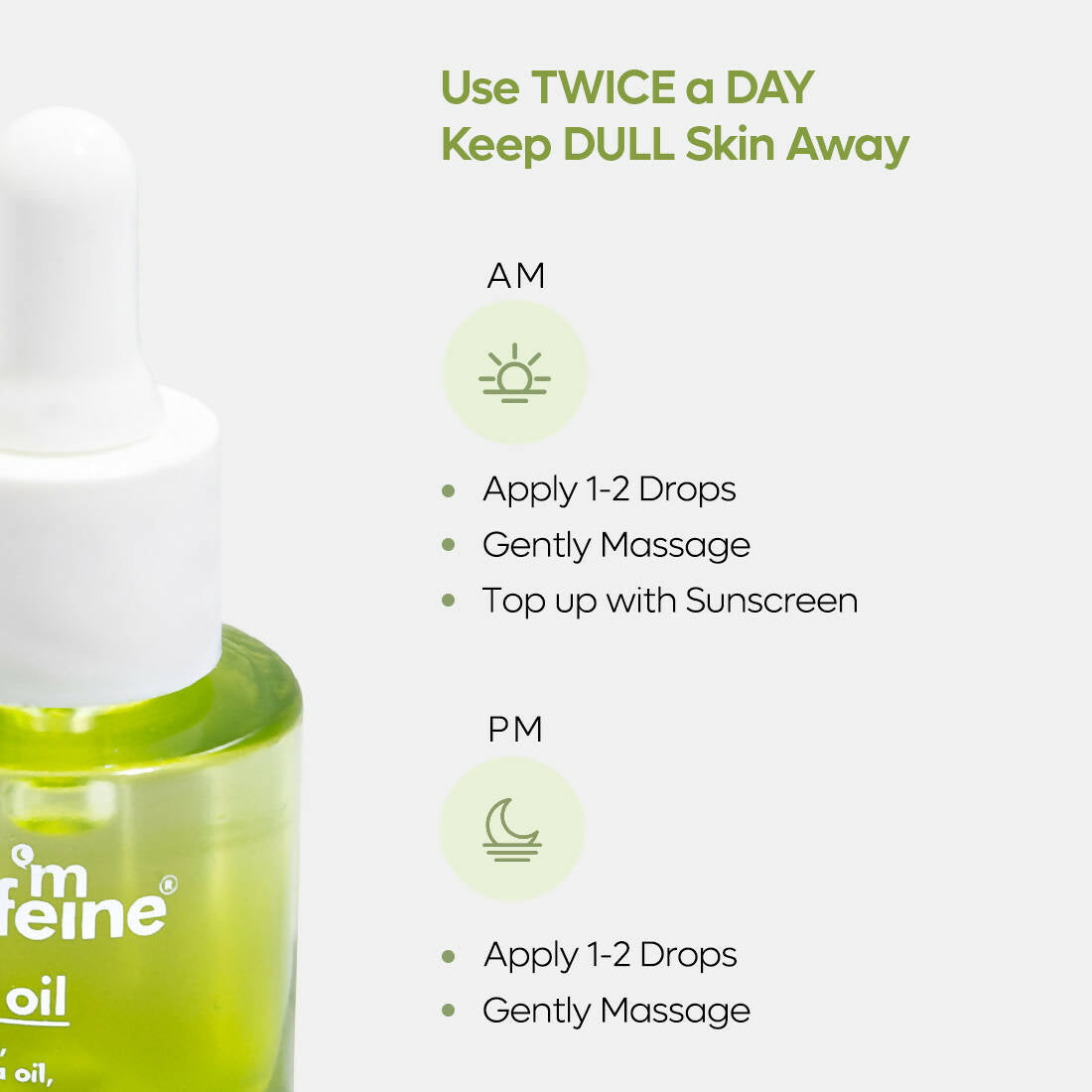 mCaffeine Green Tea Face Oil