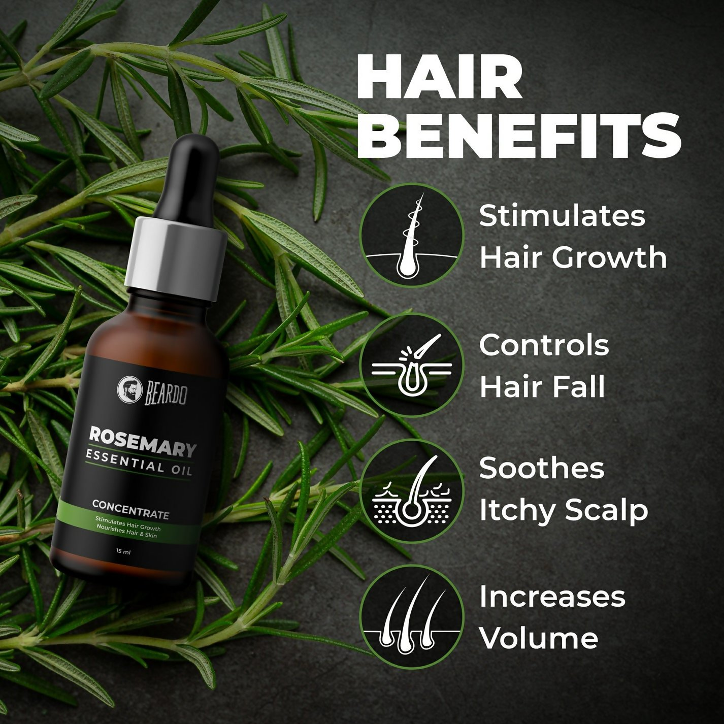 Beardo Rosemary Essential Oil