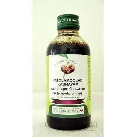 Buy Vaidyaratnam Patolamooladi Kashayam from DrMediCart, Ship from India to USA