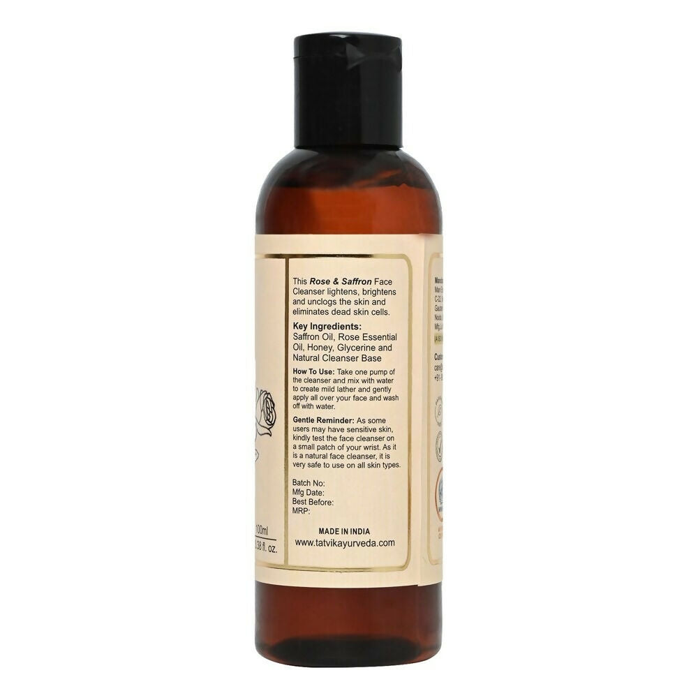 Tatvik Ayurveda Kusuma Face Cleanser (Rose & Saffron)