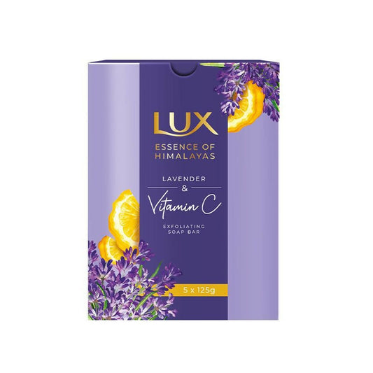 Lux Essence Of Himalayas Lavender & Vitamin C Exfoliating Soap