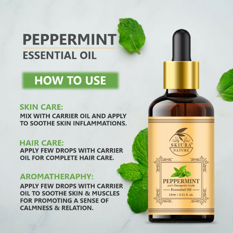 Skiura Nature 100% Natural Peppermint Essential Oil