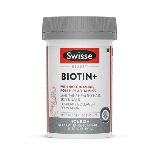 Buy Swisse Biotin+ With Nicotinamide, Rosehip & Vitamin C from DrMediCart, Ship from India to USA