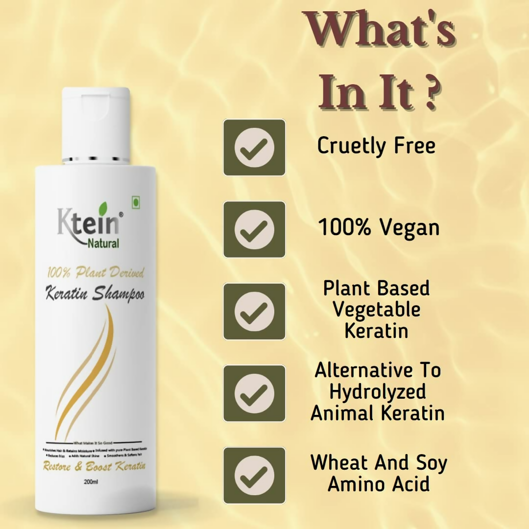 Ktein Natural Plant Derived Keratin Shampoo