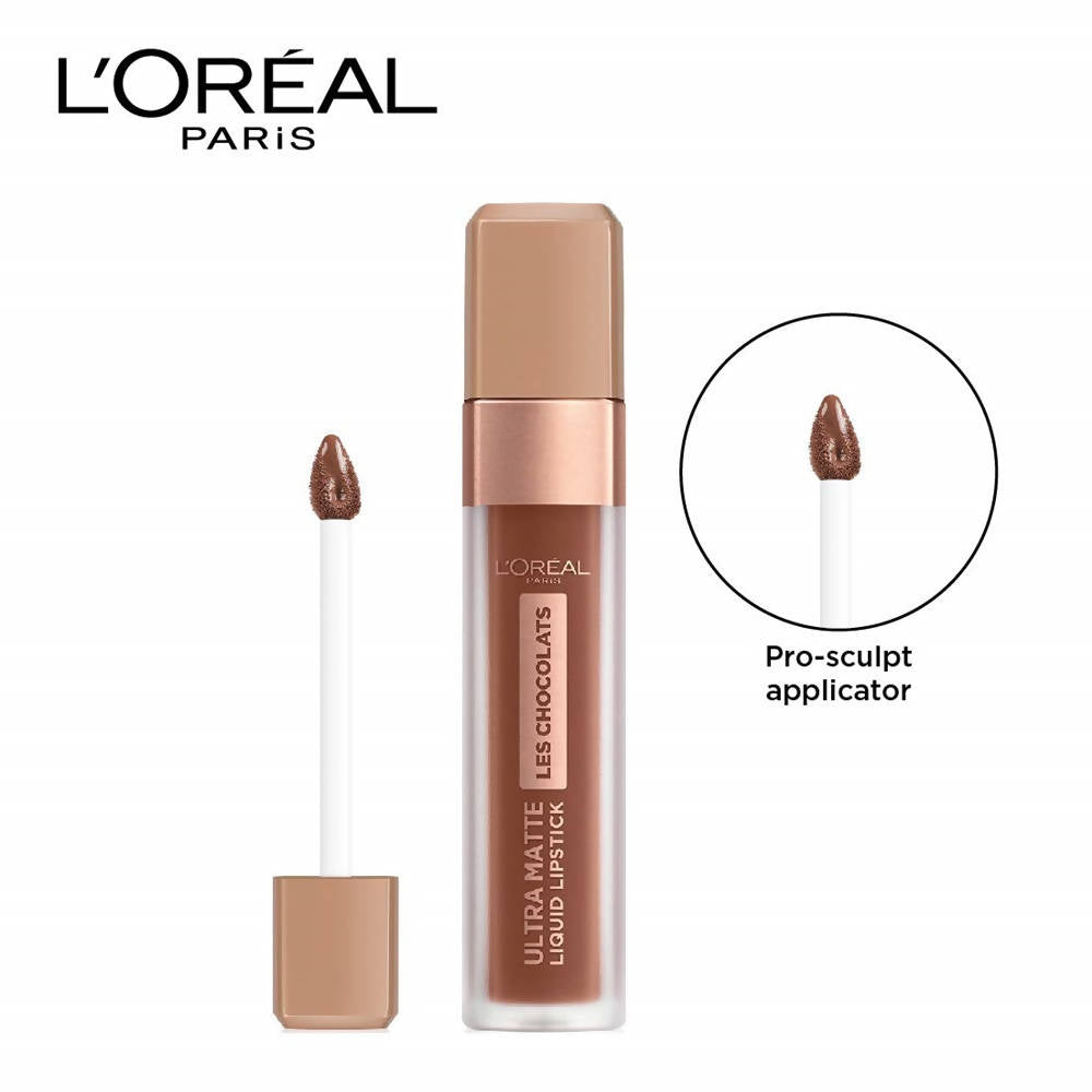 L'Oreal Paris Les Chocolats Ultra Matte Liquid Lipstick - 866 Truffa Mania - DrMediCart