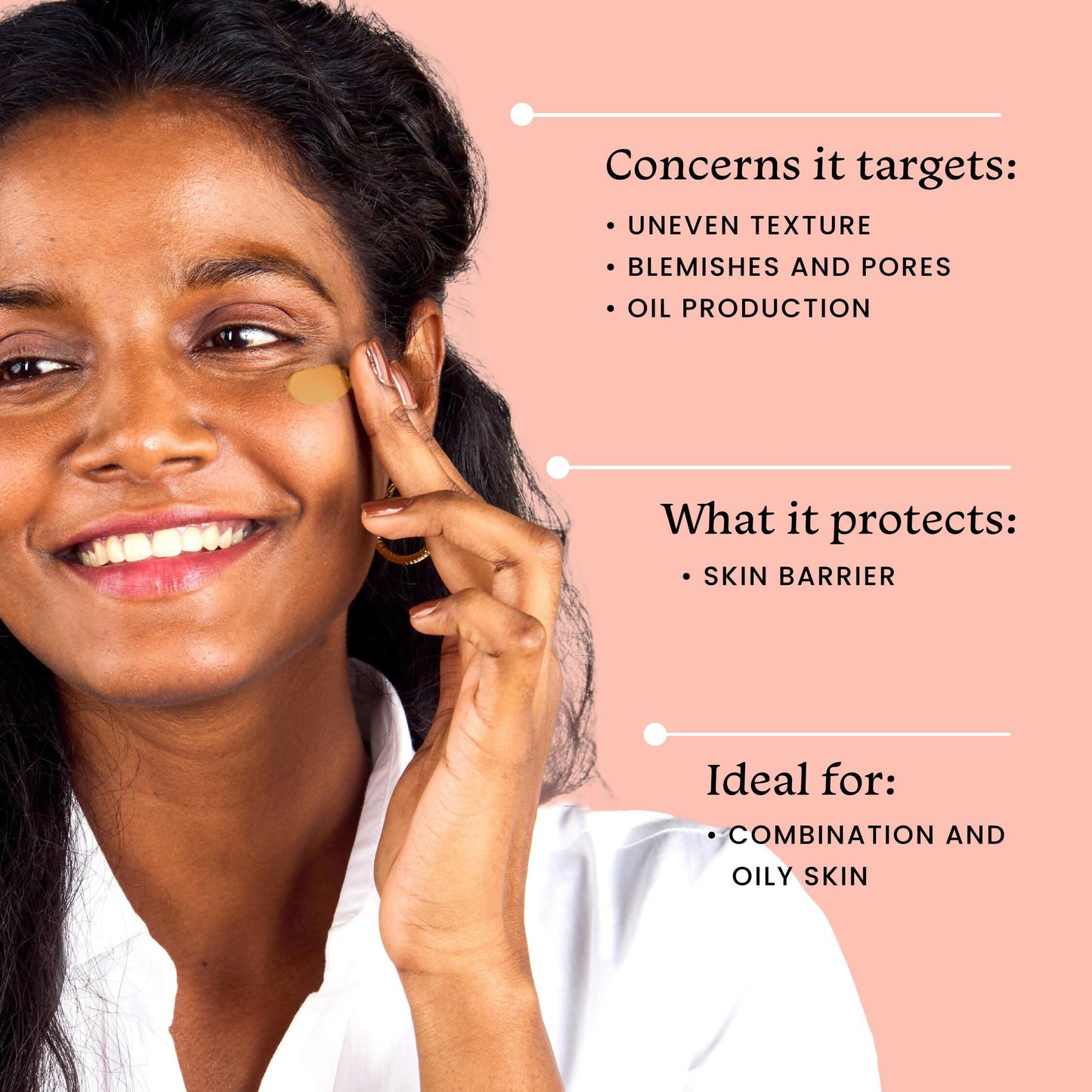 Foxtale Tinted Sunscreen SPF 50 PA++++ & Primer Shade 1  - Deep, Water Resistant with Dry -Touch Finish, Blurs Out Pores