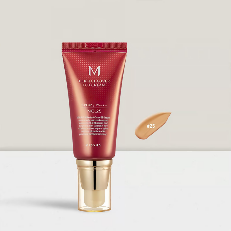 Missha Perfect Cover Bb Cream Spf42 Pa+++ - No.25 Warm Beige