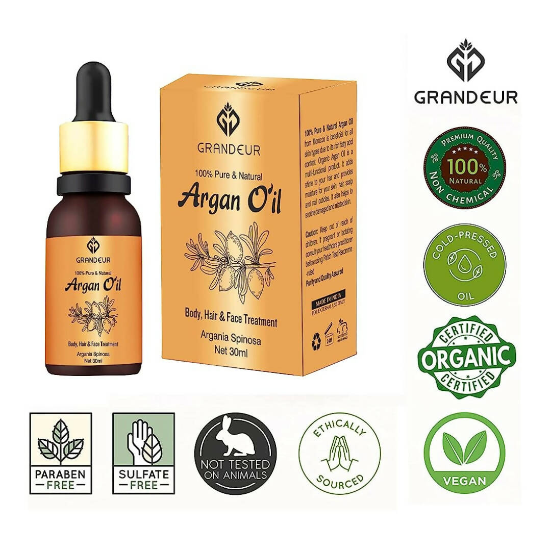 Grandeur 100% Pure And Natural Moroccan Argan Oil - DrMediCart