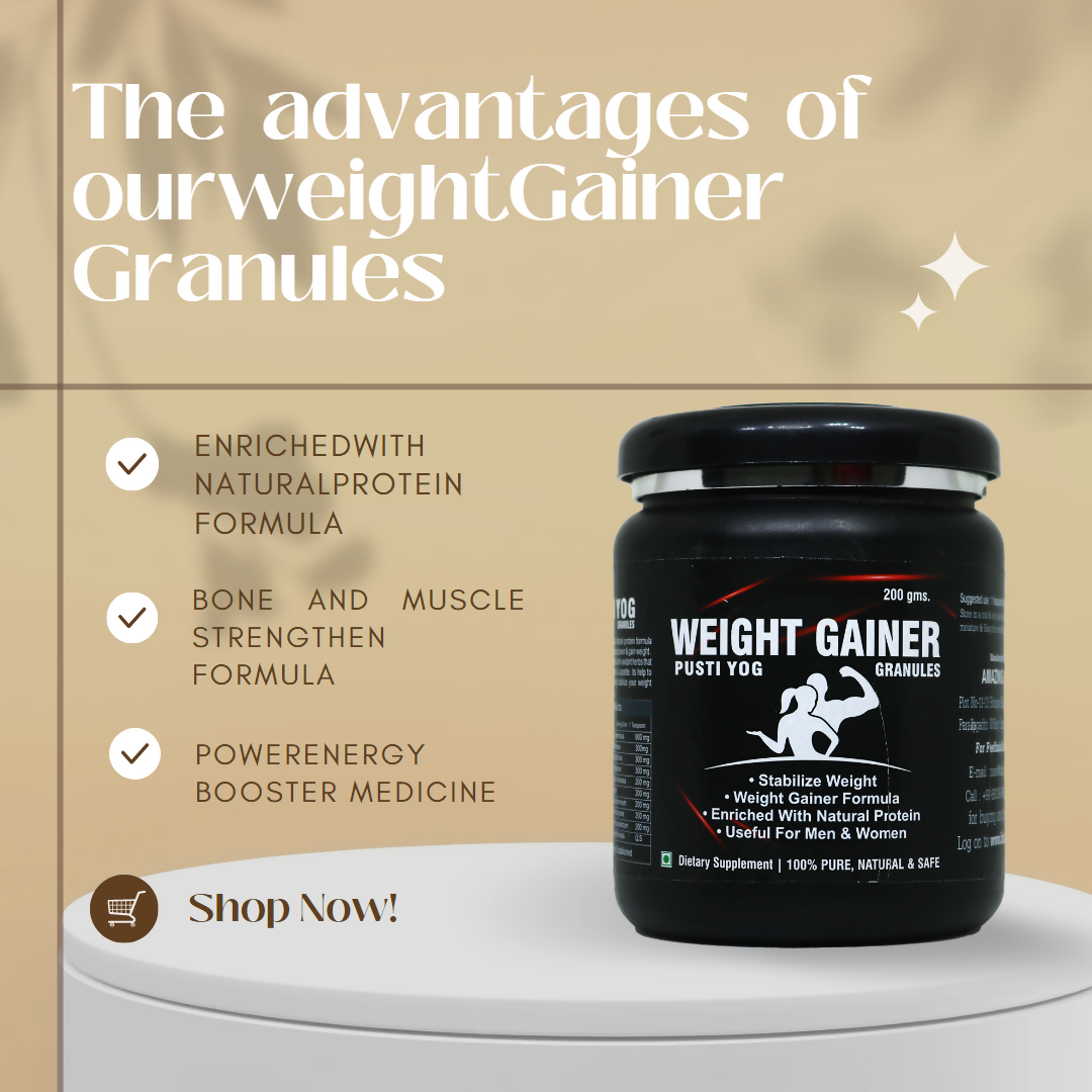 Dr.Bhargav’s Pusti Yog Weight Gain Safe Granules