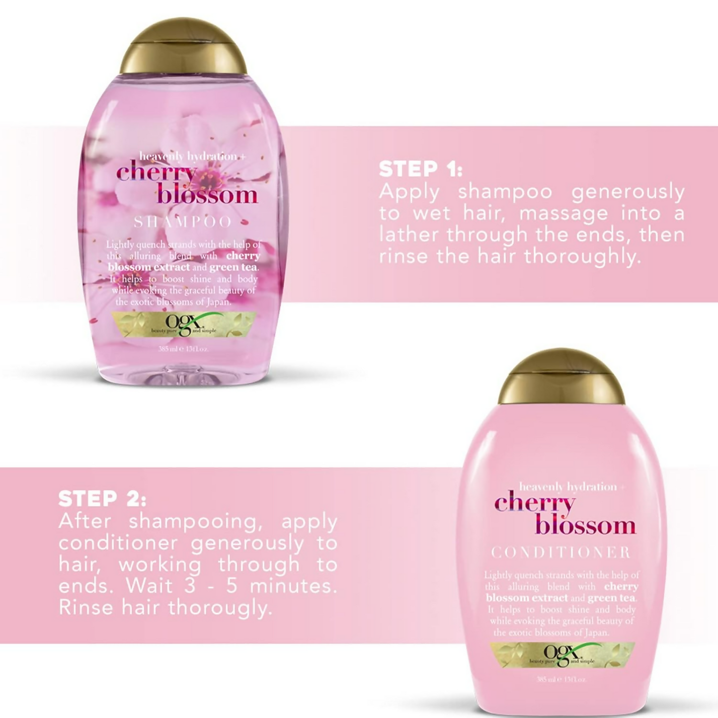 OGX Heavenly Hydration Cherry Blossom Shampoo