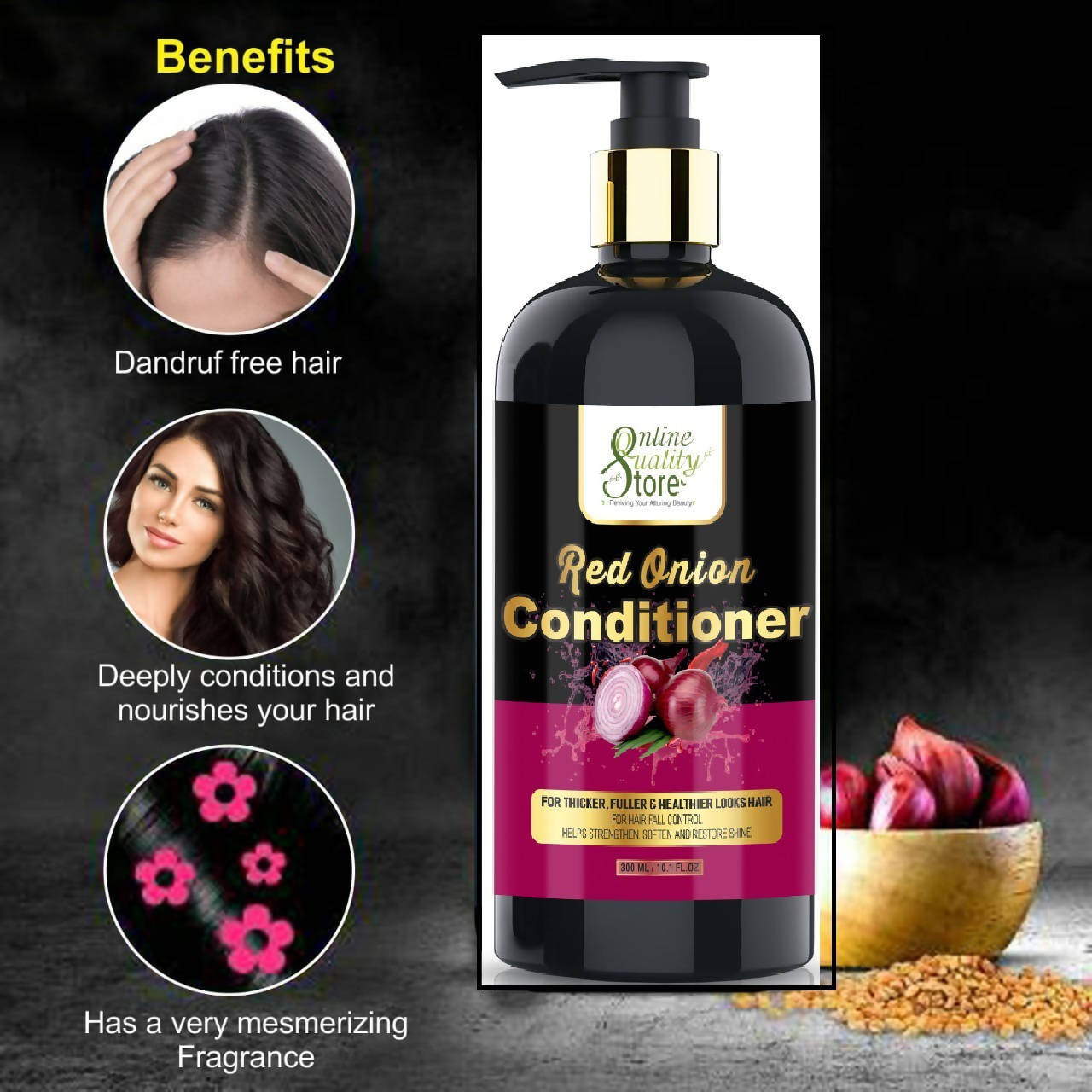 Online Quality Store Red Onion Hair Conditioner - DrMediCart