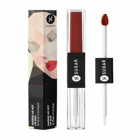 Sugar Smudge Me Not Lip Duo - Teak Mystique (Warm Brown) - DrMediCart