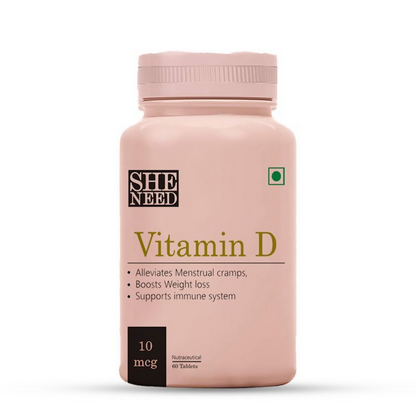 SheNeed Vitamin D Supplement For Women Tablets