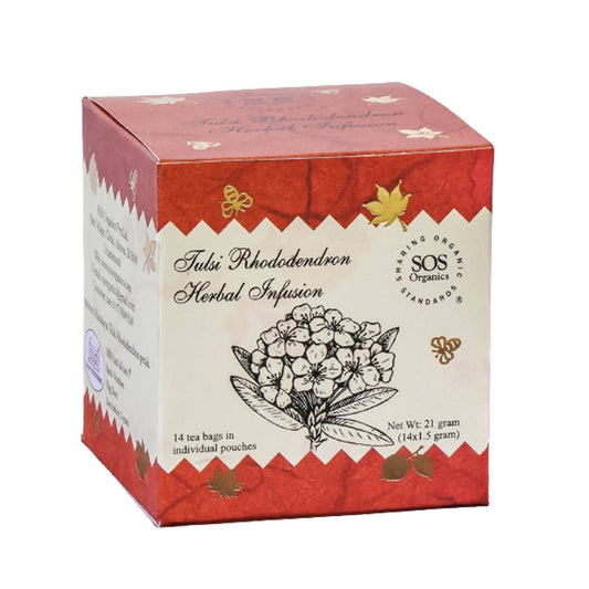 Buy SOS Organics Tulsi Rhododendron Herbal Infusion from DrMediCart, Ship from India to USA