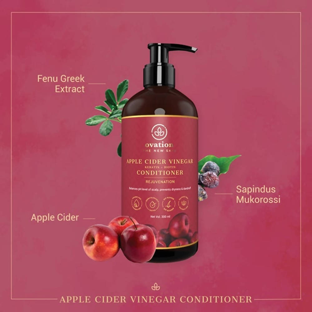 Ovation Apple Cider Vinegar (Keratin+Biotin) Conditioner