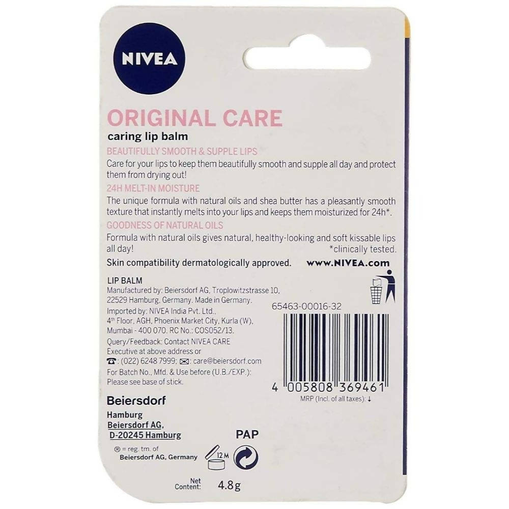 Nivea Original Care Lip Balm