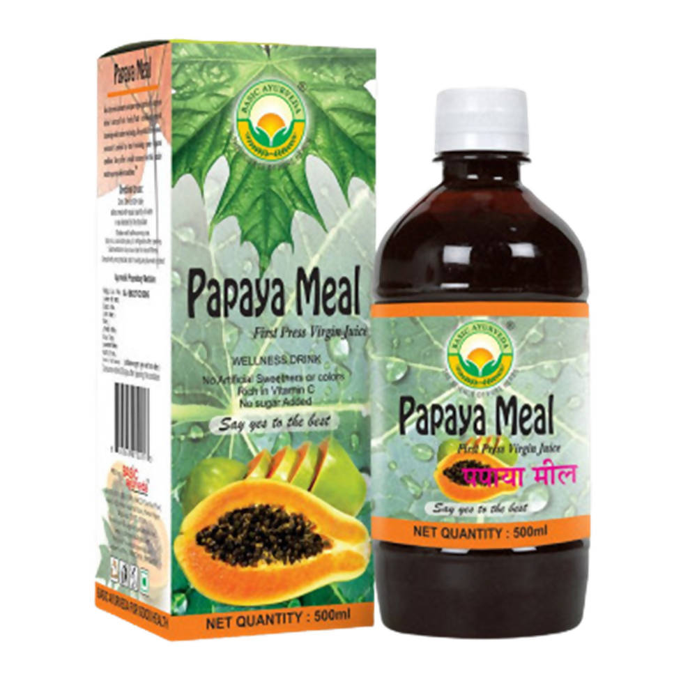 Buy Basic Ayurveda Papaya Meal First Press Virgin Juice from DrMediCart, Ship from India to USA