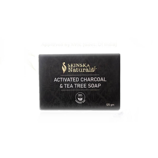 Buy Skinska Natural Activated Charcoal & Tea Tree Soap from DrMediCart, Ship from India to USA