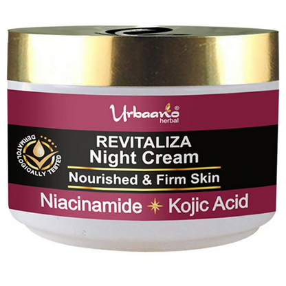 Urbaano Herbal Revitaliza Kojic Acid Night Cream