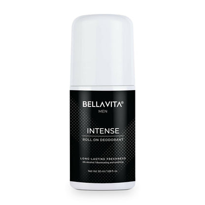 Bella Vita Intense Natural Underarm Roll On Deodorant for Men