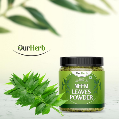 OurHerb Pure Neem Leaves Powder For Face Pack & Hair Care