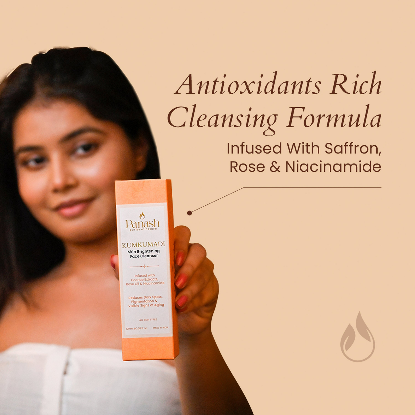 Panash Kumkumadi Skin Brightening Face Cleanser