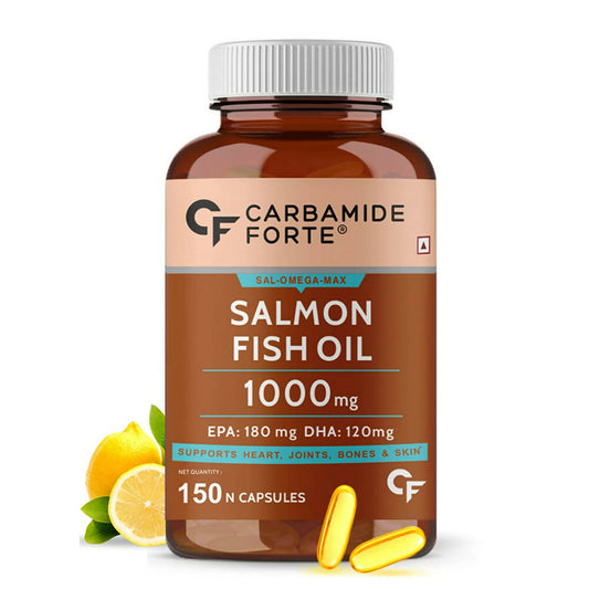 Buy Carbamide Forte Salmon Fish Oil Omega 3 Capsules from DrMediCart, Ship from India to USA