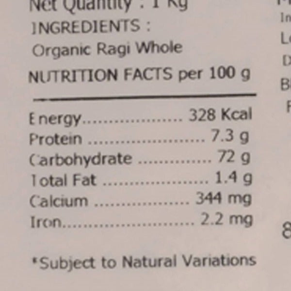 Pure & Sure Organic Ragi Flour