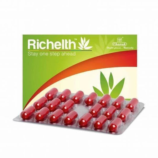 Buy Charak Pharma Richelth Capsules from DrMediCart, Ship from India to USA