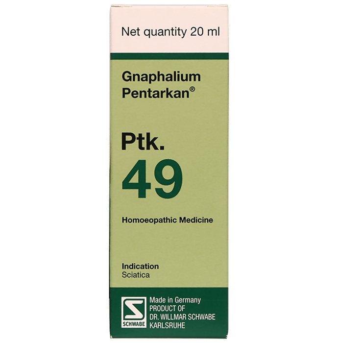 Buy Dr. Willmar Schwabe Germany Gnaphalium Pentarkan Ptk. 49 Drops from DrMediCart, Ship from India to USA