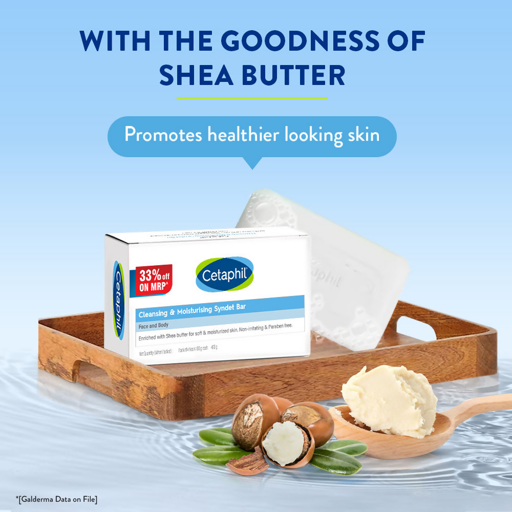 Cetaphil Cleansing & Moisturizing Syndet Bar