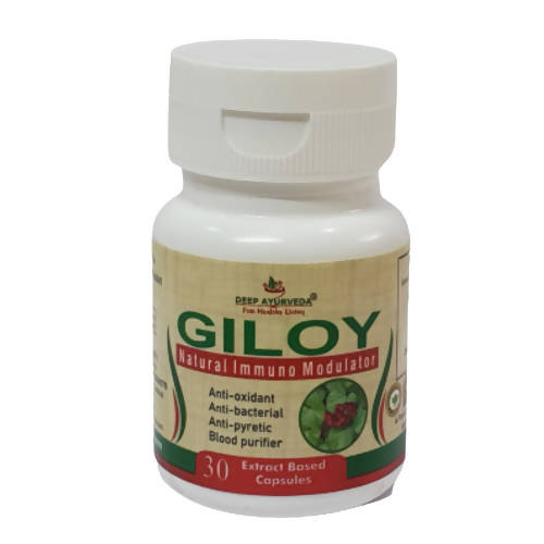 Buy Deep Ayurveda Giloy 500mg Veg Capsules from DrMediCart, Ship from India to USA