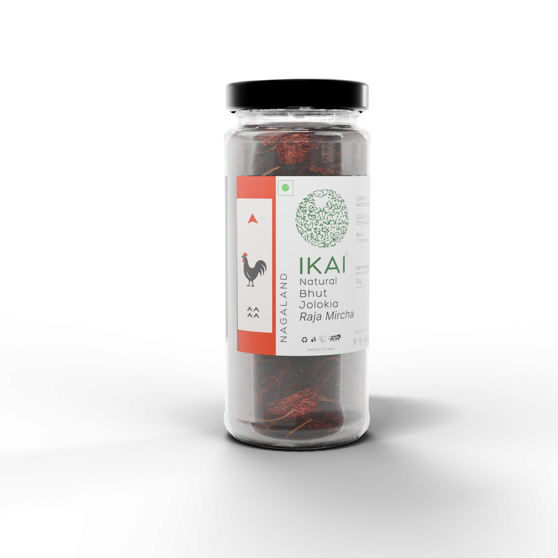 IKAI Natural Bhut Jholokia (King Chilli)