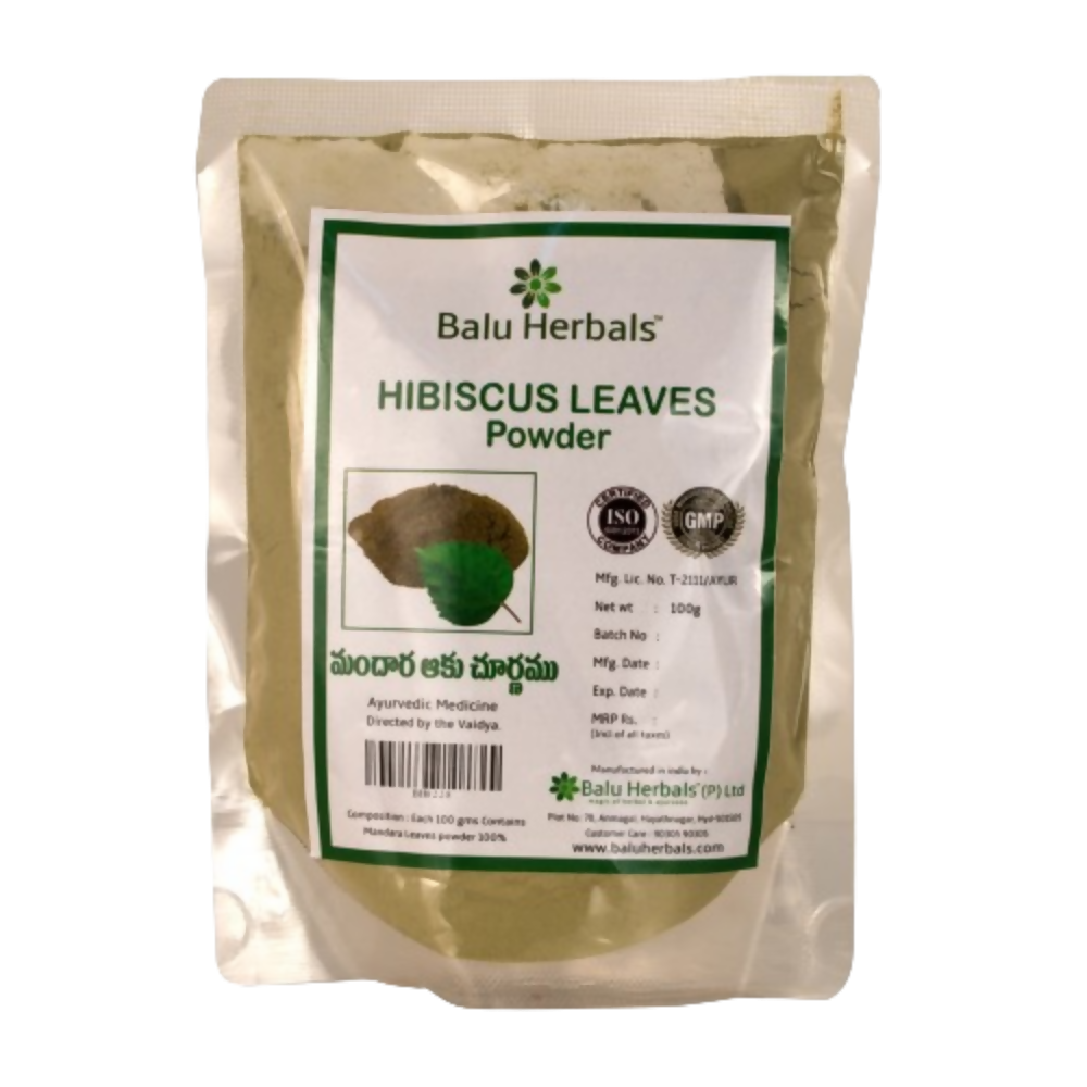 Balu Herbals Hibiscus (Mandara) Leaves Powder