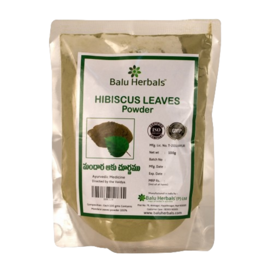 Balu Herbals Hibiscus (Mandara) Leaves Powder