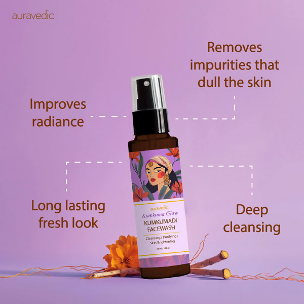 Auravedic Kumkumadi Gel Face Wash