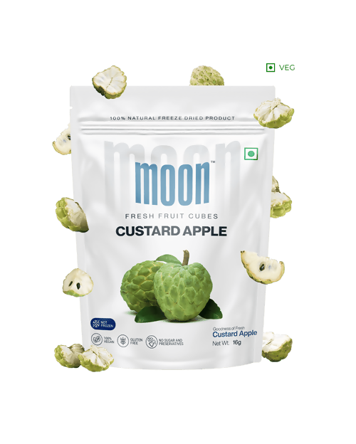Moon Freeze Dried Custard Apple Cubes