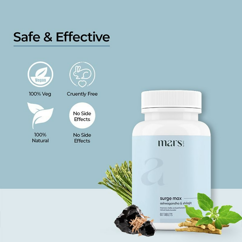 Mars By GHC Surge Max with Sj & Ashwagandha Capsules